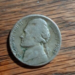 1942 Liberty War Nickel Coin